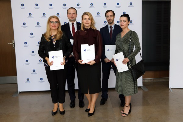 Nagrody dla pracowników naukowych (Aula UMK, 24.06.2020) [fot. Andrzej Romański]