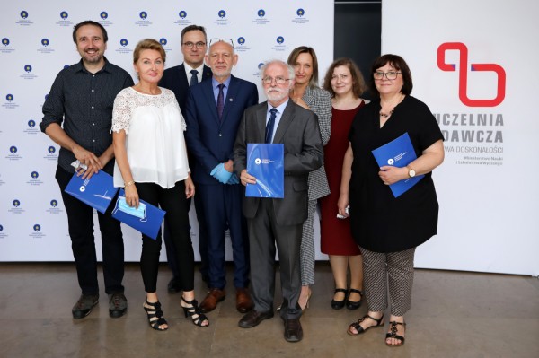 Nagrody Rektora UMK dla pracowników administracji (Aula UMK, 23.06.2020) [fot. Andrzej Romański]