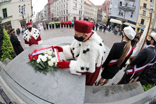 Inauguracja roku akademickiego 2020/2021 (1.10.2020) [fot. Andrzej Romański]