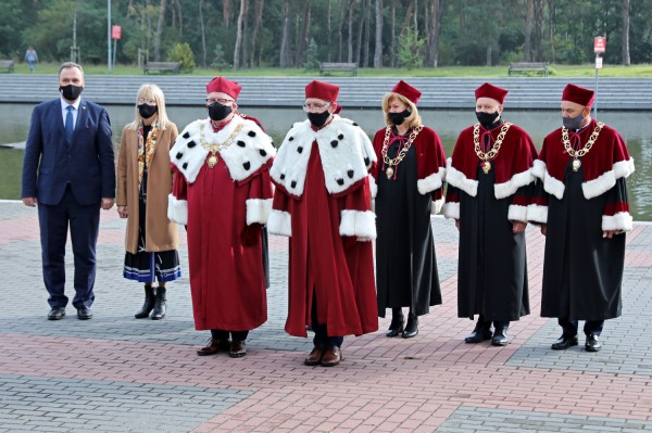 Inauguracja roku akademickiego 2020/2021 (1.10.2020) [fot. Andrzej Romański]