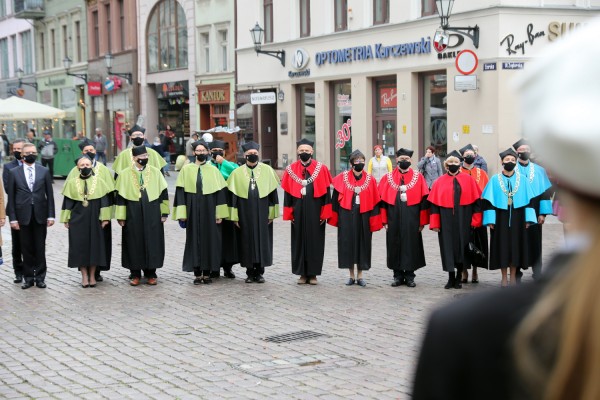 Inauguracja roku akademickiego 2020/2021 (1.10.2020) [fot. Andrzej Romański]