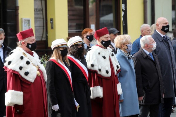 Inauguracja roku akademickiego 2020/2021 (1.10.2020) [fot. Andrzej Romański]