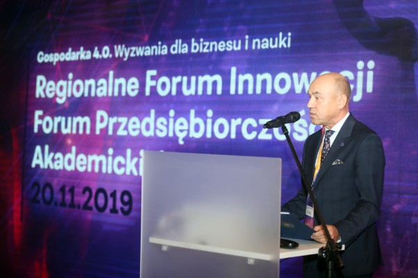 Forum Przedsiębiorczości Akademickiej i Regionalne Forum Innowacji (Hotel Bulwar, 20.11.2019) [fot.Andrzej Romański]