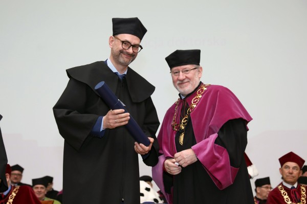 więto Uniwersytetu - doktoraty i habilitacje (Aula UMK, 19.02.2020) [fot.Andrzej Romański]