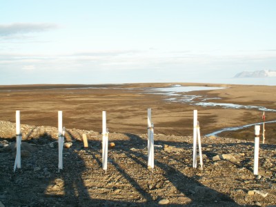 Photo 1.7. Ground temperature site Moraine [fot. A. Araźny]