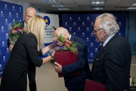 Pożegnanie Profesorów A. Araszkiewicza i J. Manitiusa. Kliknij, aby powiększyć zdjęcie.