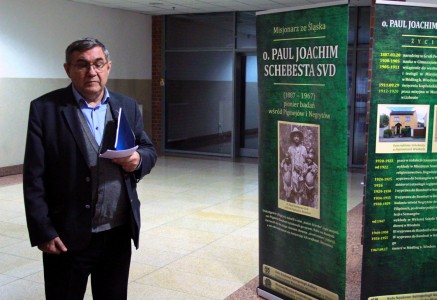 Otwarcie wystawy Misjonarz ze Śląska o. Paul Joachim Schebesta SVD, Toruń 15 I 2018 