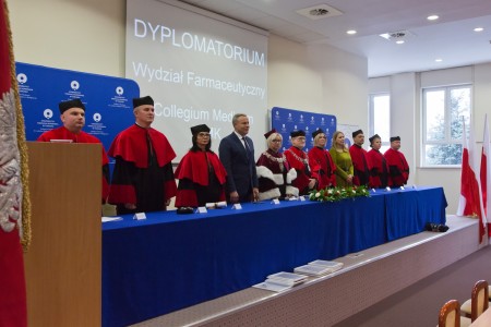 Dyplomatorium Wydziału Farmaceutycznego. Kliknij, aby powiększyć zdjęcie.