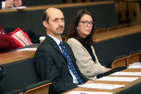 Spotkanie w Audytorium Aleksandra Jabłońskiego dnośnie organizacji praktyk zawodowych na UMK odnośnie oraganizacji praktyk zawodowych na UMK. Kliknij, aby powiększyć zdjęcie.