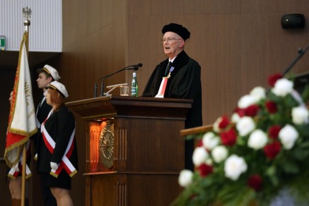 Przemowa Prof. Reedijka. Kliknij, aby powiększyć zdjęcie.