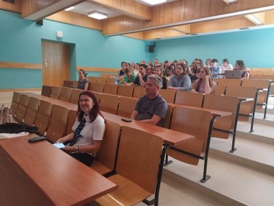 Wykład Pani Profesor Diany Ivanovej. Kliknij, aby powiększyć zdjęcie.