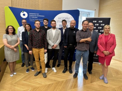 Laureaci Konkursu Projektów Zespołowych 2022/2023. Kliknij, aby powiększyć zdjęcie.