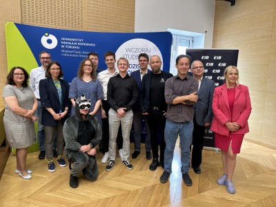 Laureaci Konkursu Projektów Zespołowych 2022/2023. Kliknij, aby powiększyć zdjęcie.