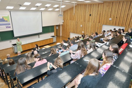 Uczestnicy XVI KSD podczas wykładów i sesji posterowej. Kliknij, aby powiększyć zdjęcie.