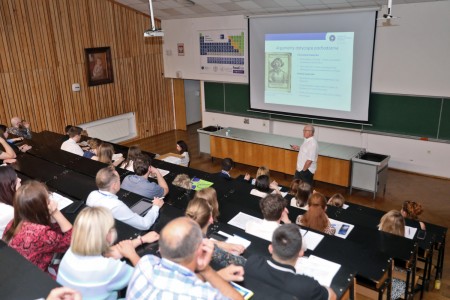 Uczestnicy XVI KSD podczas wykładów i sesji posterowej. Kliknij, aby powiększyć zdjęcie.