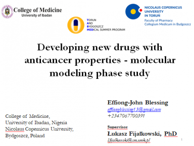 Letni program TABMED (Torun and Bydgoszcz Medical Summer Program) w Katedrze Chemii Organicznej, realizowany przez zagranicznych studentów kierunku farmacja . Kliknij, aby powiększyć zdjęcie.