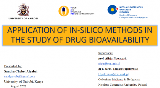 Letni program TABMED (Torun and Bydgoszcz Medical Summer Program) w Katedrze Chemii Organicznej, realizowany przez zagranicznych studentów kierunku farmacja . Kliknij, aby powiększyć zdjęcie.