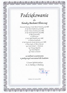 Podziękowania_warsztaty. Kliknij, aby powiększyć zdjęcie.