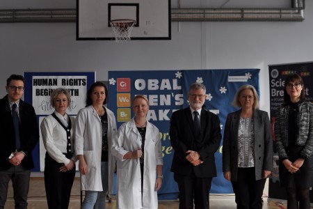 Śniadanie Naukowe w IX LO w Bydgoszczy. Kliknij, aby powiększyć zdjęcie.