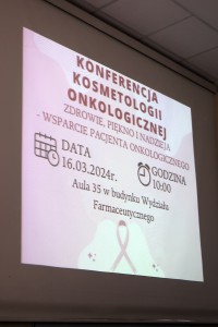 Konferencja „Zdrowie, piękno i nadzieja – wsparcie pacjenta onkologicznego”. Kliknij, aby powiększyć zdjęcie.