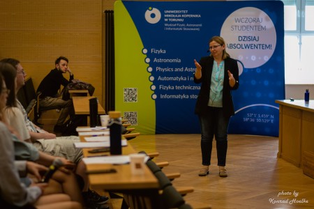 Kadry ze zjazdu studentów astronomii KSAKN 2024. Kliknij, aby powiększyć zdjęcie.