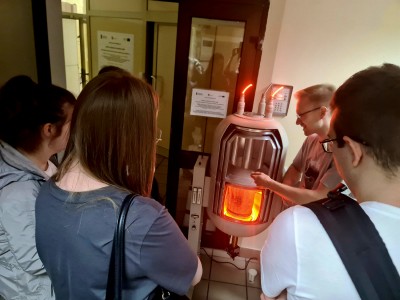 Biotechnologia z wizytą w IChB PAN. Kliknij, aby powiększyć zdjęcie.