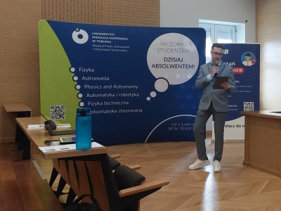 Kadr z Konkursu Projektów Zespołowych - Audytorium Aleksandra Jabłońskiego. Kliknij, aby powiększyć zdjęcie.