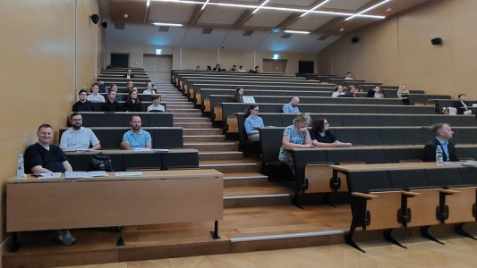 Kadr z Konkursu Projektów Zespołowych - Audytorium Aleksandra Jabłońskiego. Kliknij, aby powiększyć zdjęcie.