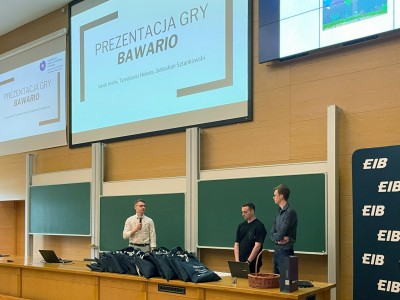 Kadr z Konkursu Projektów Zespołowych - Audytorium Aleksandra Jabłońskiego. Kliknij, aby powiększyć zdjęcie.