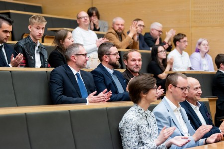 Inauguracja roku akademickiego 2024/25 - kadr. Kliknij, aby powiększyć zdjęcie.
