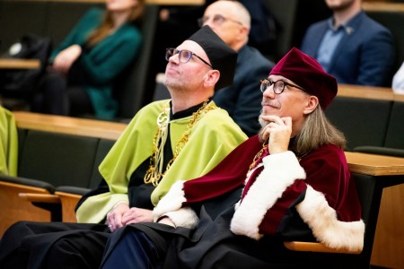 Inauguracja roku akademickiego 2024/25 - kadr. Kliknij, aby powiększyć zdjęcie.
