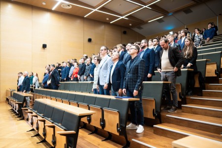 Inauguracja roku akademickiego 2024/25 - kadr. Kliknij, aby powiększyć zdjęcie.