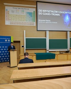 Prelegent i uczestnicy XXXVIII Wykład im. Aleksandra Jabłońskiego. Kliknij, aby powiększyć zdjęcie.