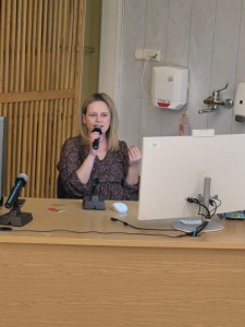 prelegentka, mgr inż. Karolina Grontkowska. Kliknij, aby powiększyć zdjęcie.