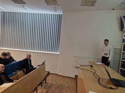 Kadry z XV finału Konkursu FAST  - prezentacje w salach wykładowych, ogłoszenie wyników. Kliknij, aby powiększyć zdjęcie.