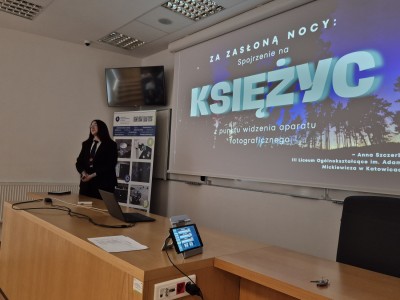 Kadry z XV finału Konkursu FAST  - prezentacje w salach wykładowych, ogłoszenie wyników. Kliknij, aby powiększyć zdjęcie.