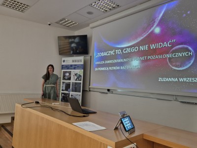 Kadry z XV finału Konkursu FAST  - prezentacje w salach wykładowych, ogłoszenie wyników. Kliknij, aby powiększyć zdjęcie.