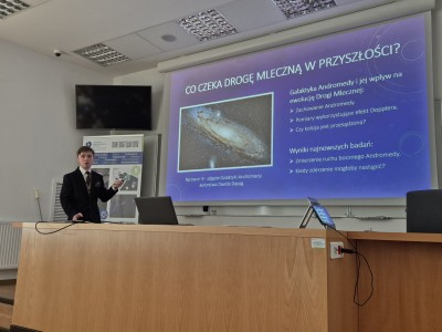 Kadry z XV finału Konkursu FAST  - prezentacje w salach wykładowych, ogłoszenie wyników. Kliknij, aby powiększyć zdjęcie.