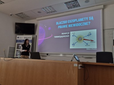 Kadry z XV finału Konkursu FAST  - prezentacje w salach wykładowych, ogłoszenie wyników. Kliknij, aby powiększyć zdjęcie.