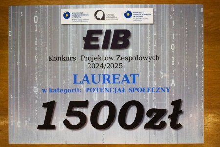 Konkurs Projektów Zespołowych. Kliknij, aby powiększyć zdjęcie.