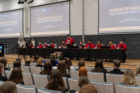 Immatrykulacja Wydziału Farmaceutycznego, Collegium Medicum UMK w Bydgoszczy - 3 października 2025 r.. Kliknij, aby powiększyć zdjęcie.
