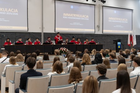 Immatrykulacja Wydziału Farmaceutycznego, Collegium Medicum UMK w Bydgoszczy - 3 października 2025 r.. Kliknij, aby powiększyć zdjęcie.