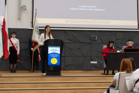 Immatrykulacja Wydziału Farmaceutycznego, Collegium Medicum UMK w Bydgoszczy - 3 października 2025 r.. Kliknij, aby powiększyć zdjęcie.