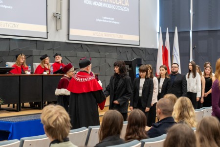 Immatrykulacja Wydziału Farmaceutycznego, Collegium Medicum UMK w Bydgoszczy - 3 października 2025 r.. Kliknij, aby powiększyć zdjęcie.