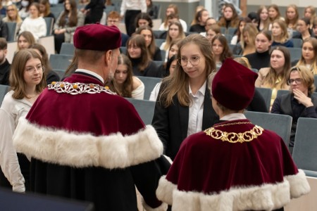 Immatrykulacja Wydziału Farmaceutycznego, Collegium Medicum UMK w Bydgoszczy - 3 października 2025 r.. Kliknij, aby powiększyć zdjęcie.
