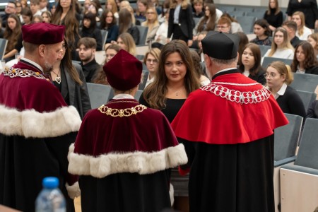 Immatrykulacja Wydziału Farmaceutycznego, Collegium Medicum UMK w Bydgoszczy - 3 października 2025 r.. Kliknij, aby powiększyć zdjęcie.
