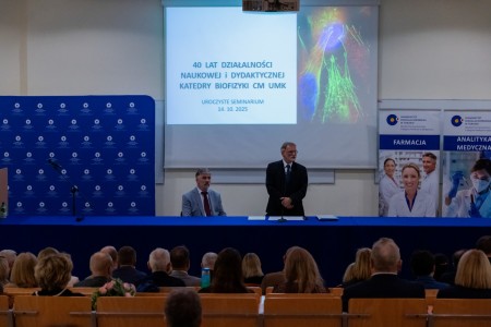40-lecie Katedry Biofizyki CM UMK. Kliknij, aby powiększyć zdjęcie.