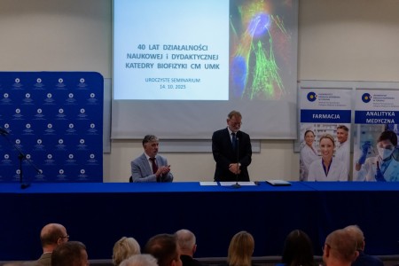 40-lecie Katedry Biofizyki CM UMK. Kliknij, aby powiększyć zdjęcie.