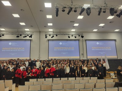 Immatrykulacja studentów Wydziału Nauk o Zdrowiu . Kliknij, aby powiększyć zdjęcie.