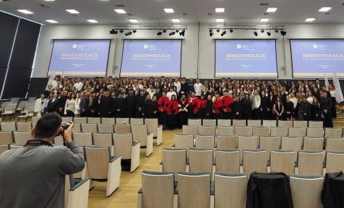 Immatrykulacja studentów Wydziału Nauk o Zdrowiu . Kliknij, aby powiększyć zdjęcie.